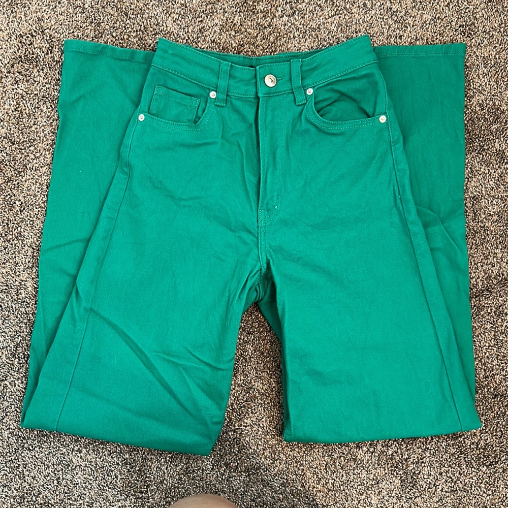 Green H&M pants! Size 2!